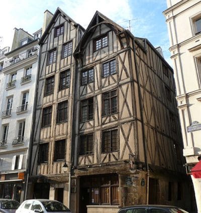 Fachadas medievales en Paris