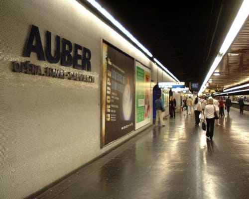 Estación Auber, una catedral subterránea