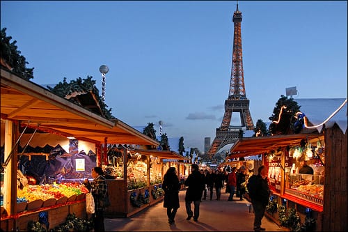 Mercadillos de Navidad en París